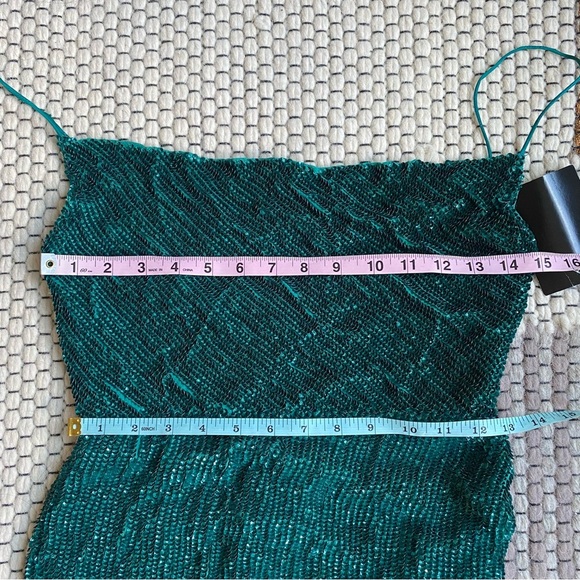 NWT Retrofête Katya Maxi Sequin Dress in Green Size Small - Picture 7 of 8